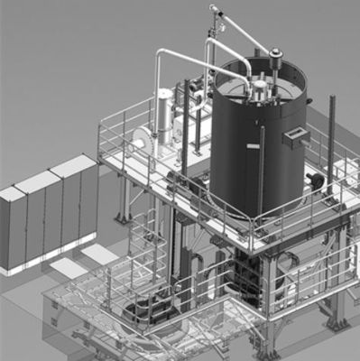 کیفیت  Double Chamber Vacuum Carburizing Furnace Industrial Vacuum Furnace   380V کارخانه