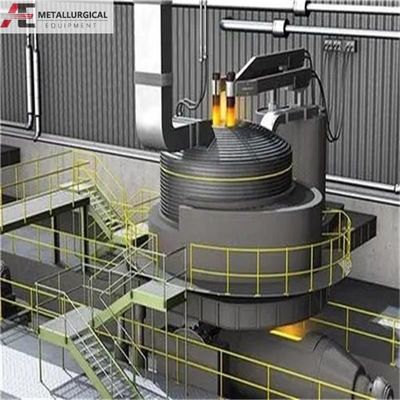 کوره قوس الکتریکی EAF برای ذوب فولاد 10T-150T ساخته شده در کارخانه تولید