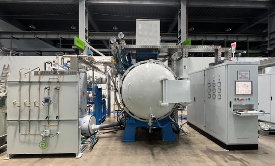 کوره سینتر کردن با خلاء بالا با خلاء 10-3Pa و محدوده دما 1800 °C تا 2500 °C برای درمان گرما